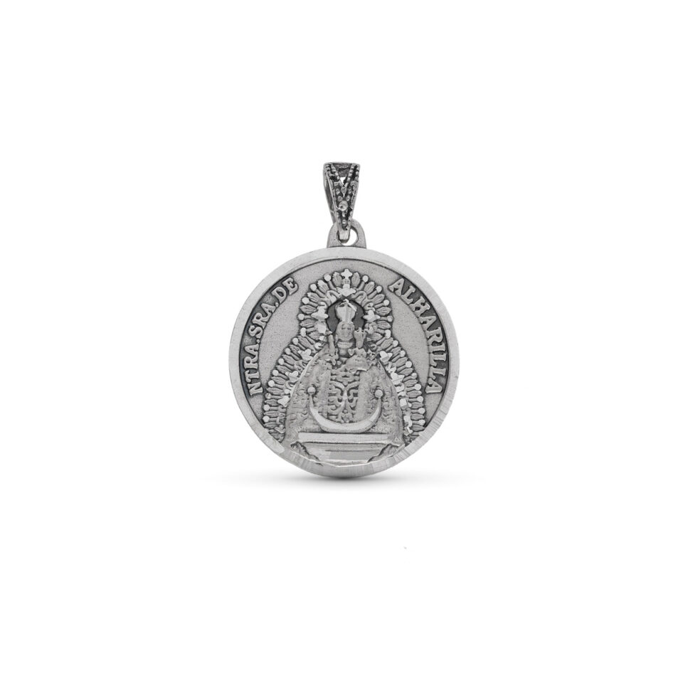 Medallas Virgen de Alharilla y San Benito