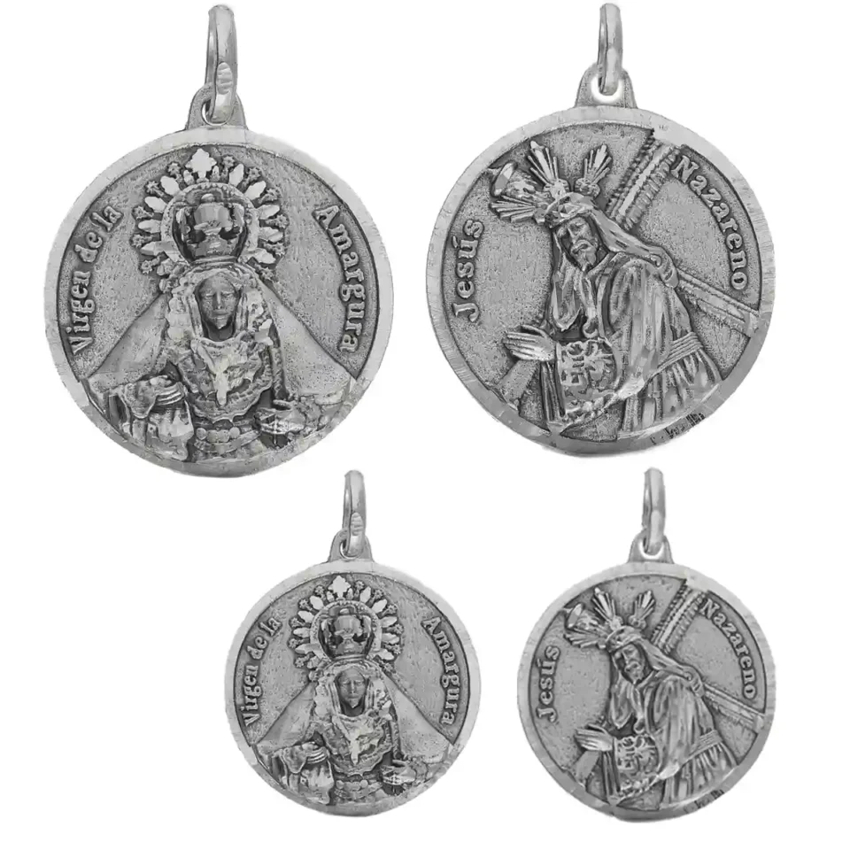Medalla escapulario Virgen de la Amargura
