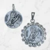 Medalla Santa Lucía Plata Ley 925 forma plata de ley varios tamaños