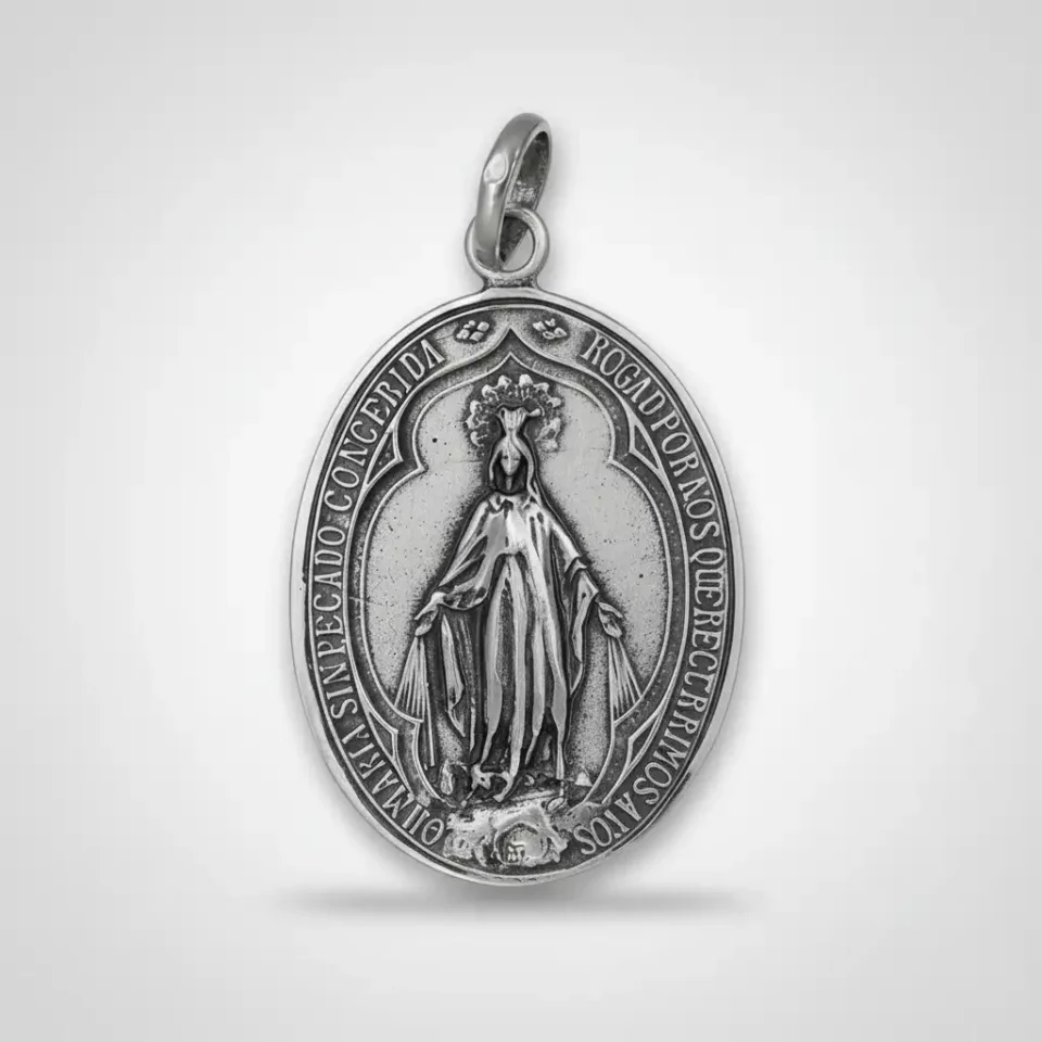 Medalla Milagrosa plata de ley