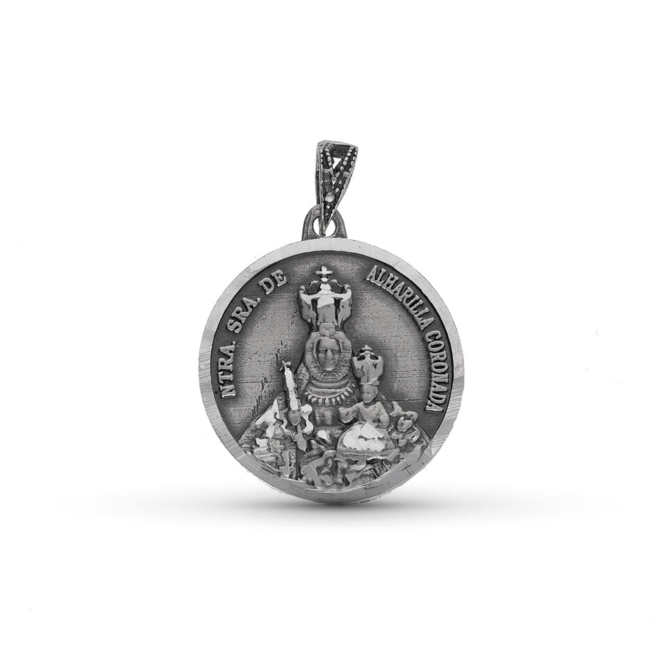 Medallas Virgen de Alharilla Coronada
