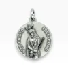Medalla circular en plata de ley 925 con la efigie del Santísimo Cristo Ecce-Homo en relieve.
