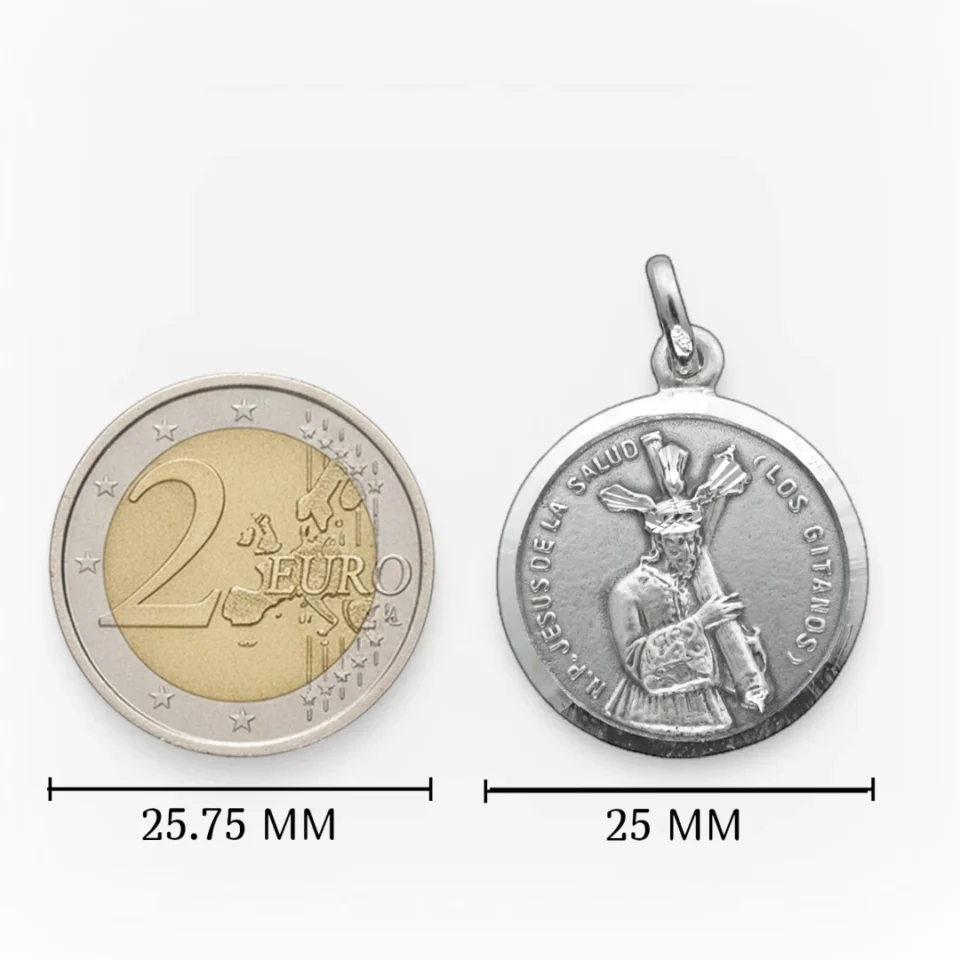 Medalla de plata Señor de la Salud Hermandad de los Gitanos Sevilla