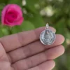 Medalla Virgen del Rocío redonda