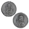 Escapularios medallas en plata de ley varios tamaños y modelos