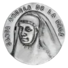 Santa en plata de ley varias medallas de diferentes modelos y tamaños